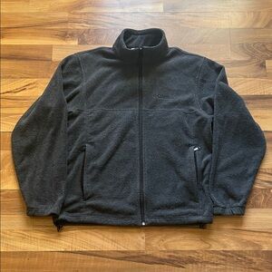 Columbia Charcoal Full-Zip Fleece Jacket